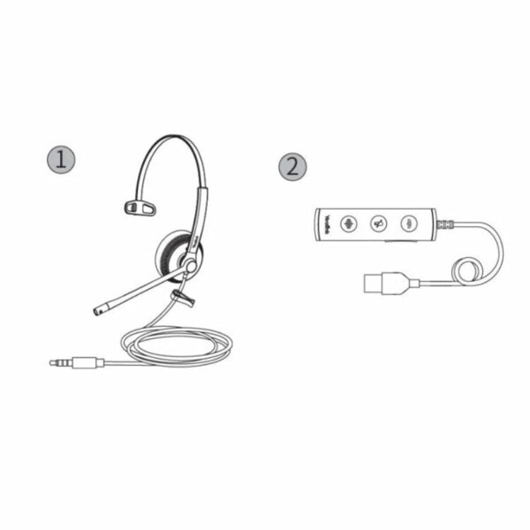 Yealink UH34-SE UC Mono Noise Cancelling USB-C Wired Headset