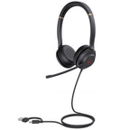 Yealink UH37 UC Stereo Noise Cancelling USB-C/A Wired Headset