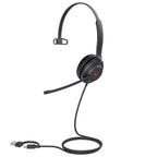 Yealink UH37 MS Mono Noise Cancelling USB-C/A Wired Headset