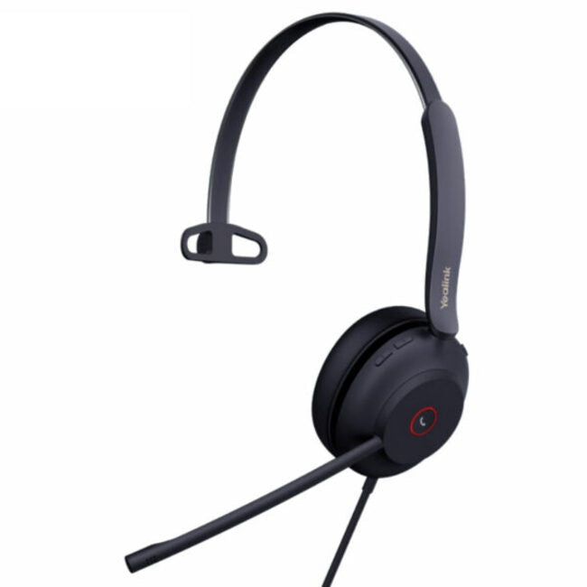 Yealink UH37 MS Mono Noise Cancelling USB-C/A Wired Headset