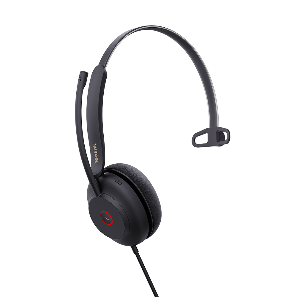 Yealink UH37 UC Mono Noise Cancelling USB-C/A Wired Headset
