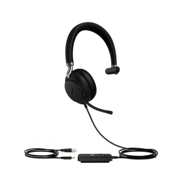 Yealink UH38 MS Mono Noise Cancelling USB-C Wired Headset