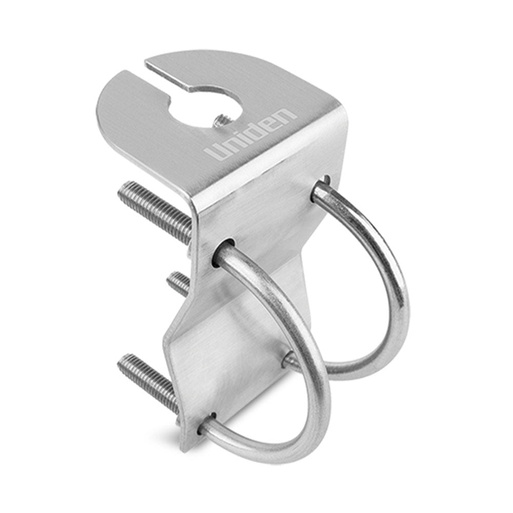 Uniden MBU-02 Glossy Stainless Steel Bull Bar Mount with Cable Slot