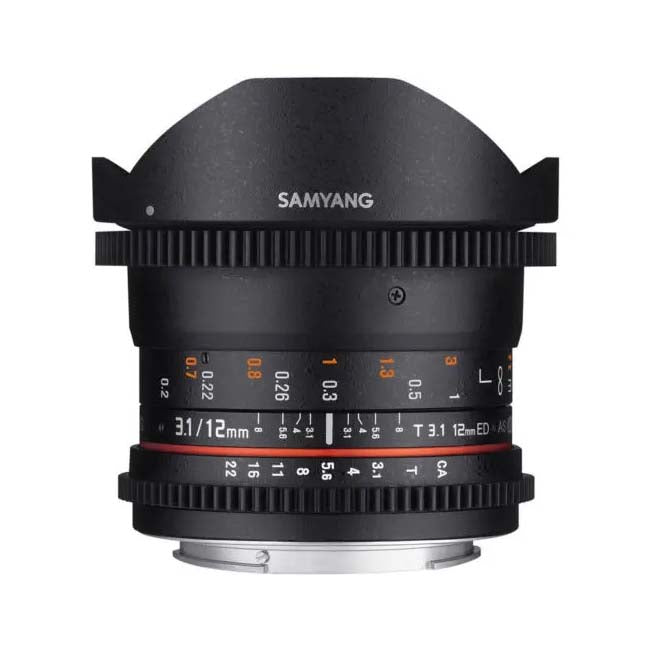 Samyang 12mm T3.1 VDSLR II - Canon EOS Full Frame 