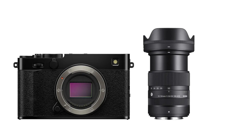 FUJIFILM X-E5 Black with Sigma 18-50mm f/2.8 DC DN