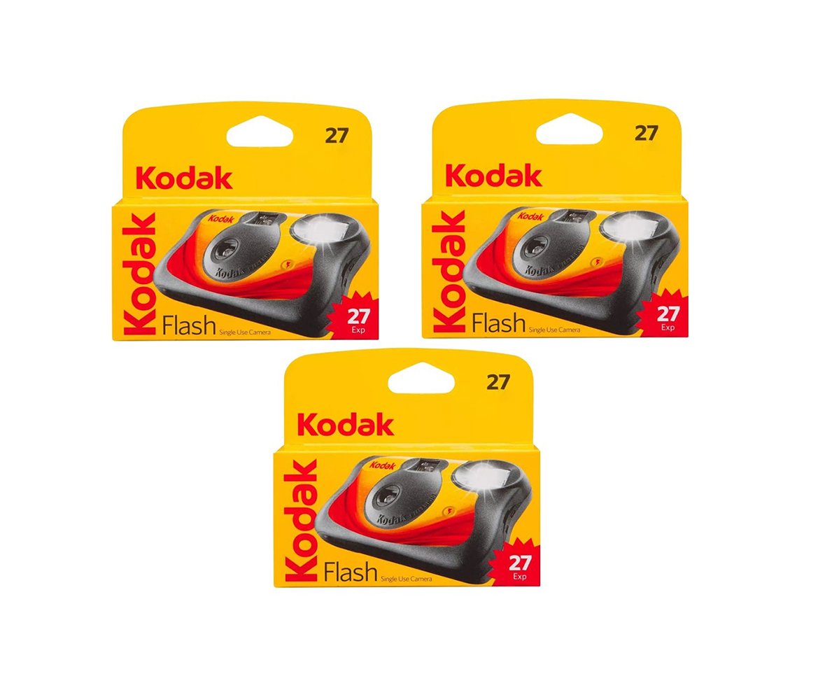 Kodak One Time Use Camera Funsaver 3 Pack Value Pack