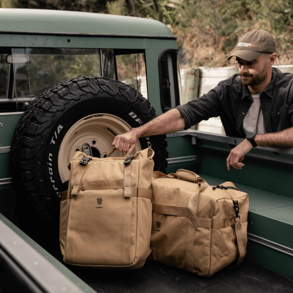 Langly -Weekender Duffle-Sand  