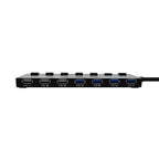 Mbeat 7 Port USB3.0 and USB2.0 Hub Manager with switch