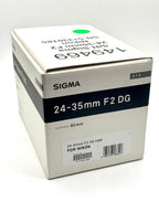 Used Sigma AF 24-35mm f/2 DG H HSM Lens - Nikon AF SN:51330185