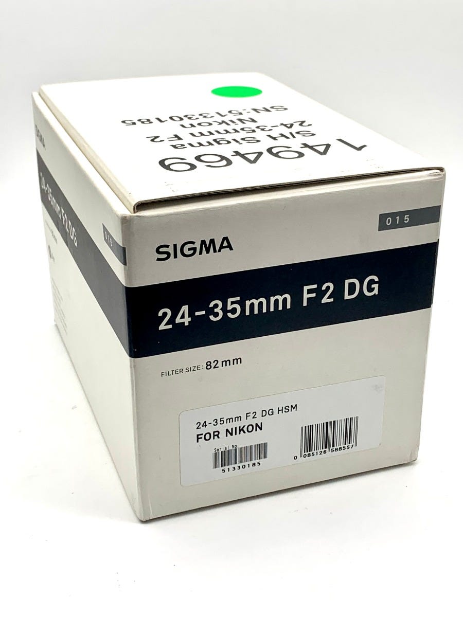 Used Sigma AF 24-35mm f/2 DG H HSM Lens - Nikon AF SN:51330185