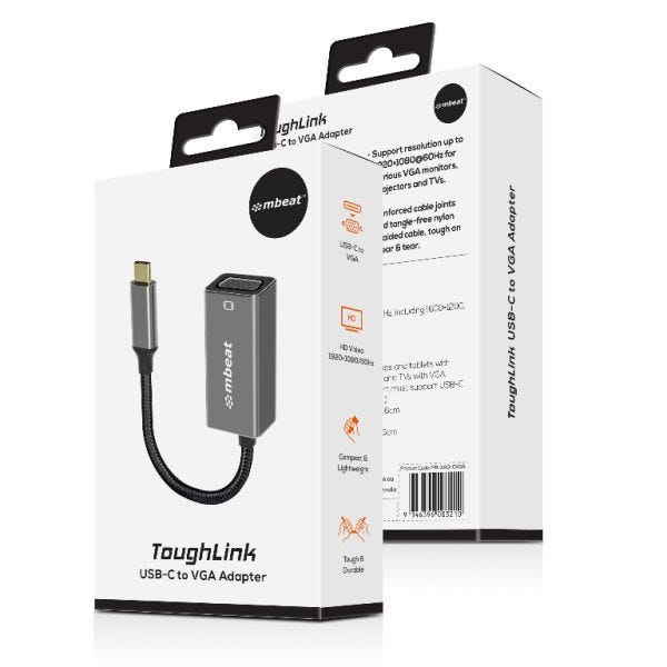 mbeat Elite USB-C to VGA Adapter 