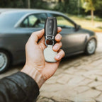 Satechi Vegan-Leather FindAll Keychain (Sand) 