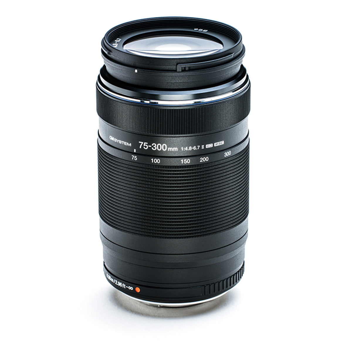 OM System 75-300mm II f/4.8-6.7 Lens - Black 