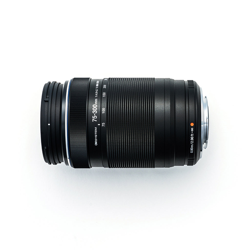 OM System 75-300mm II f/4.8-6.7 Lens - Black 