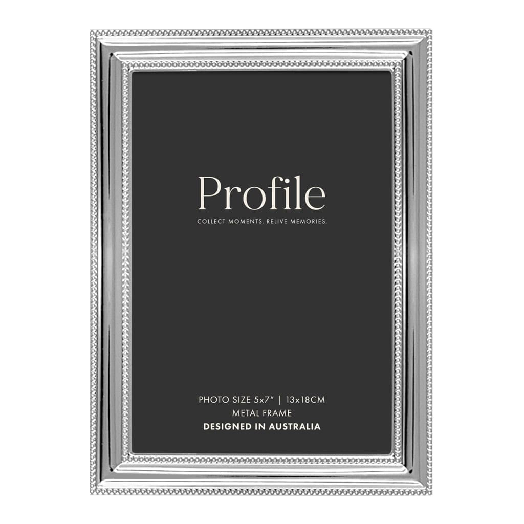 Profile - Valentine 5x7" Photo Frame - Silver