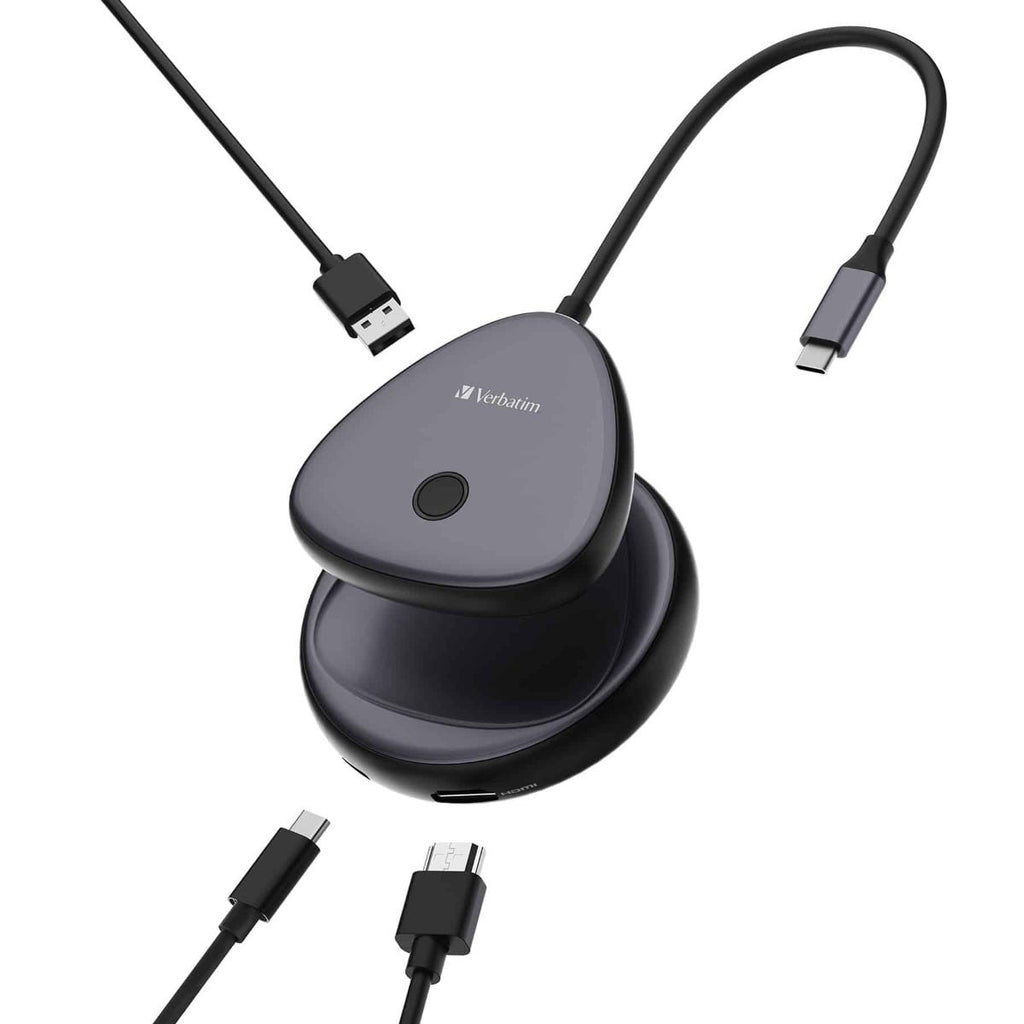 Verbatim Share My Screen USB-C Wireless 4K HDMI Display Adapter