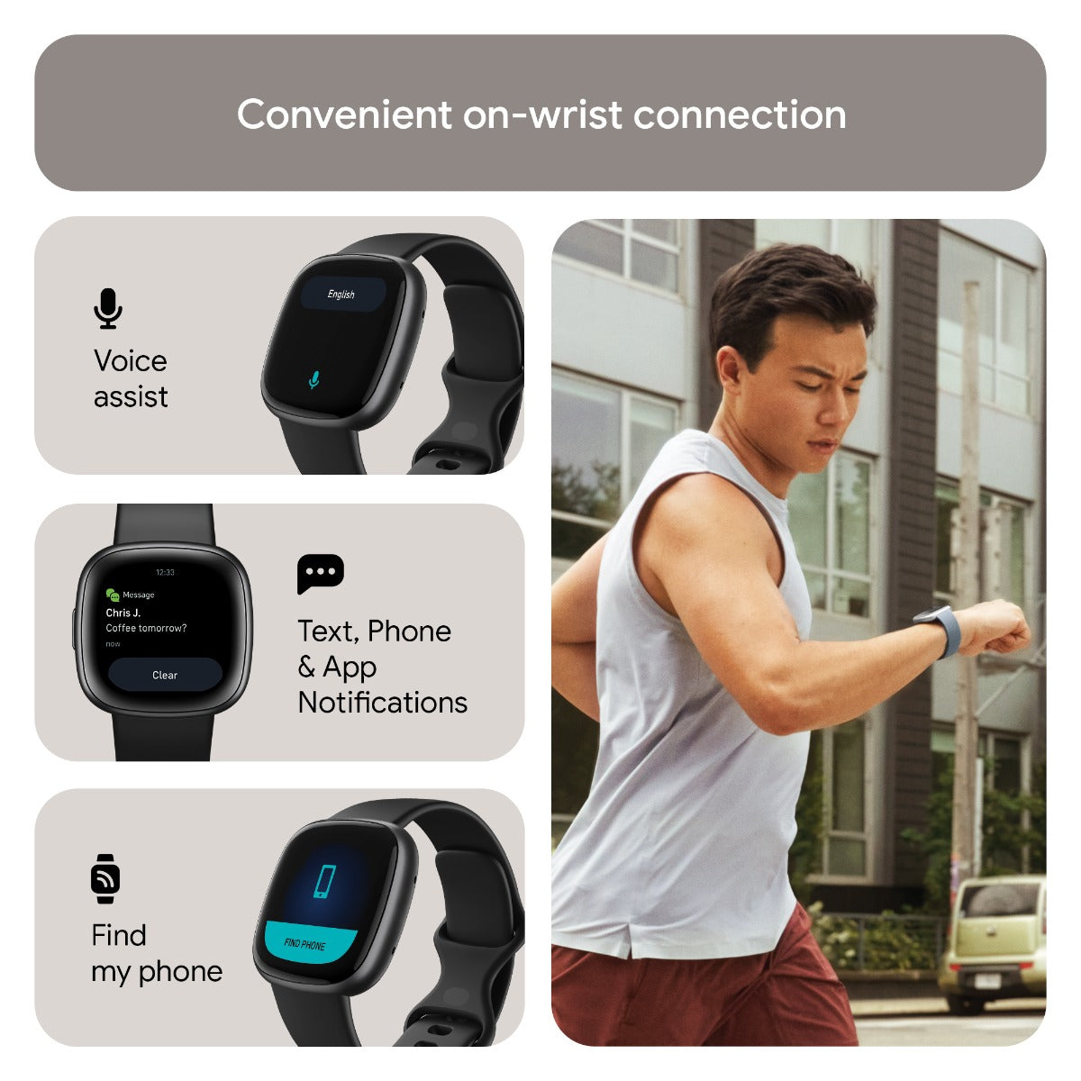 Fitbit Versa 4 Fitness Tracker - Waterfall Blue/Platinum Aluminium