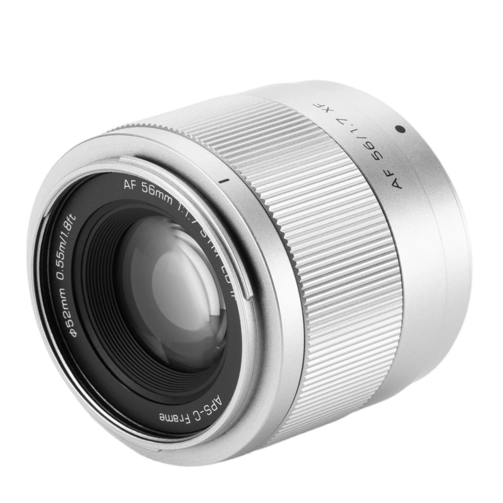 Viltrox AF 56mm f/1.7 APS-C Lens - Silver - Fujifilm X-Mount