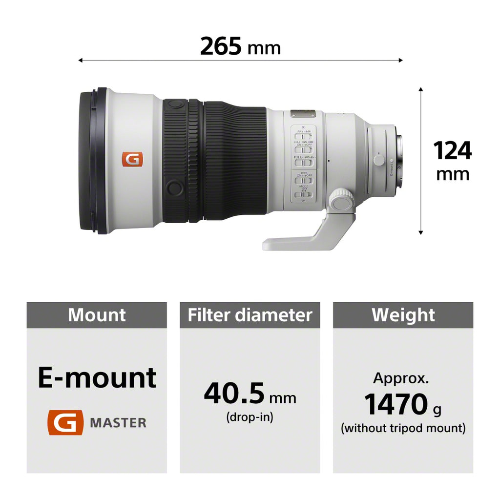 Sony FE 300mm f/2.8 OSS GM Lens