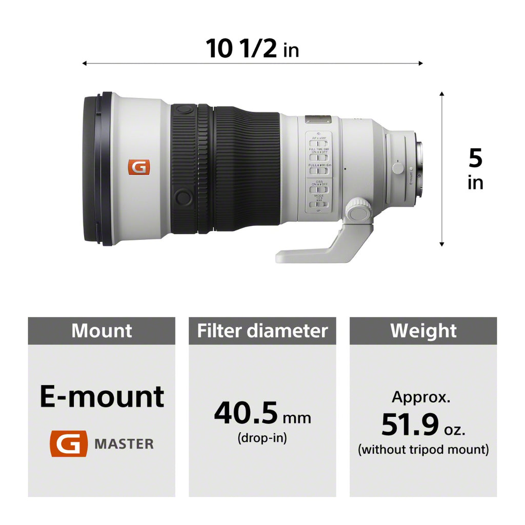 Sony FE 300mm f/2.8 OSS GM Lens