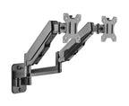 Brateck Dual Monitor Wall Mounted Gas Spring Monitor Arm 17"-32"