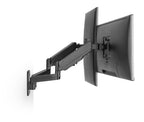 Brateck Dual Monitor Wall Mounted Gas Spring Monitor Arm 17"-32"