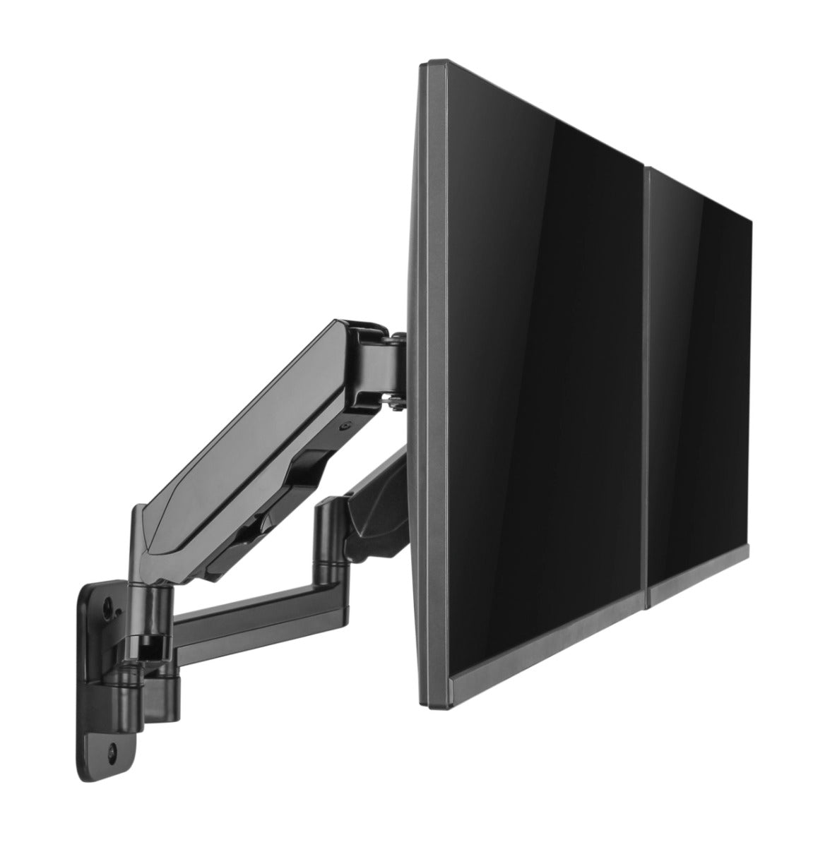 Brateck Dual Monitor Wall Mounted Gas Spring Monitor Arm 17"-32"