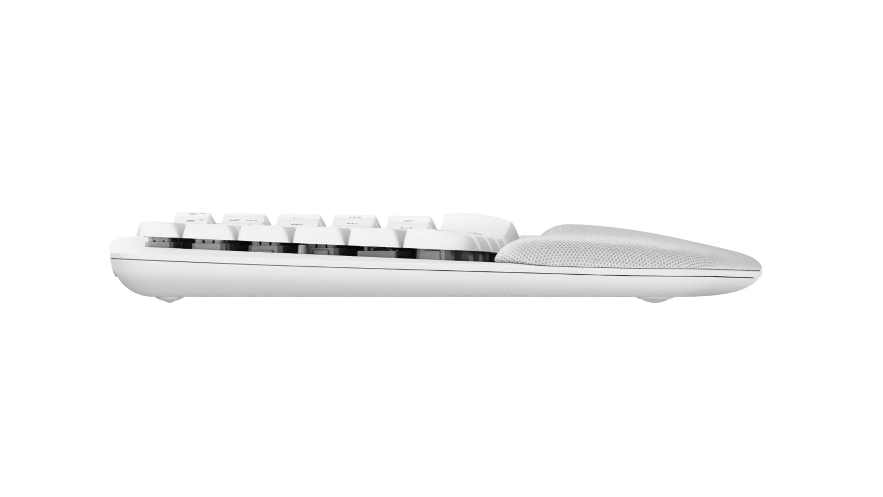 Logitech Wave Keys for Mac Wireless Ergonomic Keyboard (Off White)