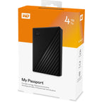 WD My Passport 4TB USB 3.0 Portable Hard Drive - Black