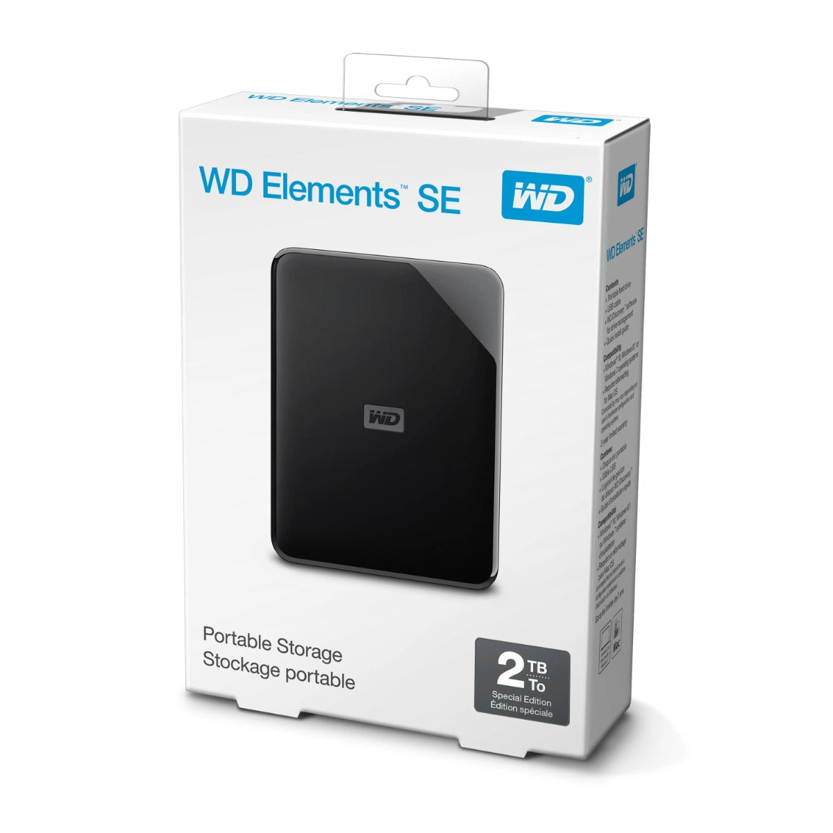 WD Elements SE 2TB Portable Hard Drive (Black)