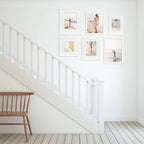 Deluxe Gallery Photo Wall Frame Set B - 6 Frames - White