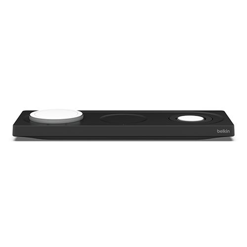 Belkin BOOSTCHARGE PRO 3-in-1 Wireless Charging Pad With MagSafe - Black