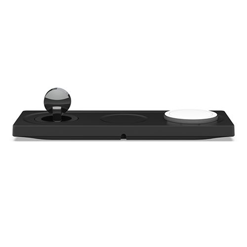 Belkin BOOSTCHARGE PRO 3-in-1 Wireless Charging Pad With MagSafe - Black