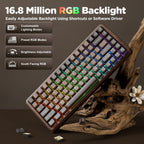 YUNZII WOOD84 Wireless Tri-Mode Keyboard (Candy Linear Switch)