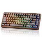 YUNZII WOOD84 Wireless Tri-Mode Keyboard (Candy Linear Switch)