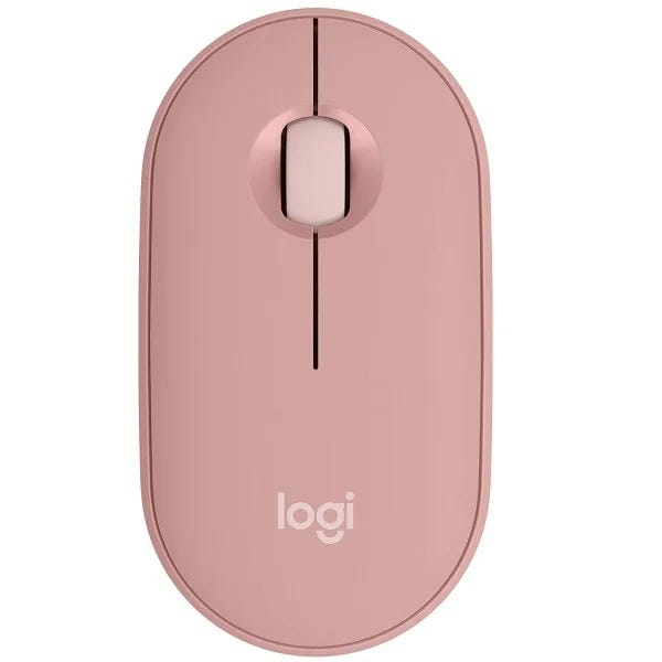 Logitech M350s Pebble Wireless Mouse (Rose)