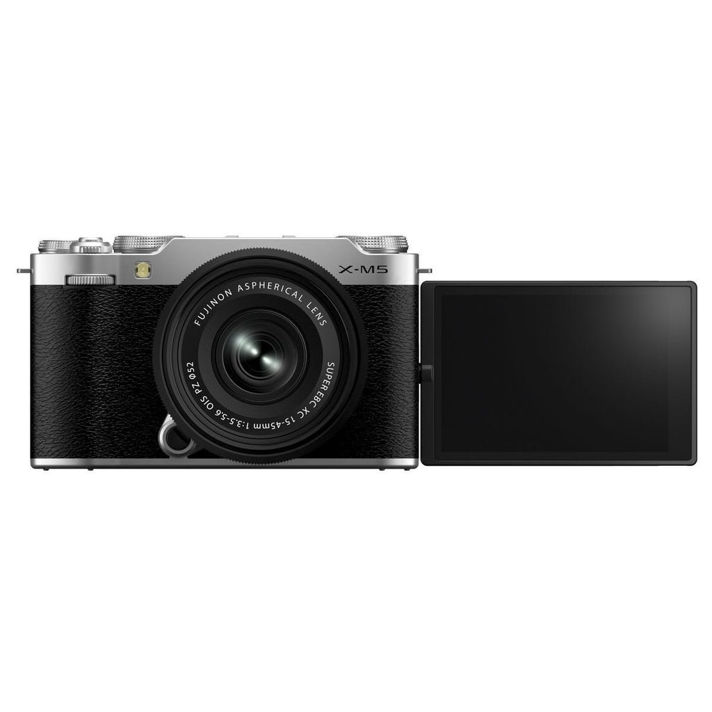 Damaged Box FUJIFILM X-M5 Camera w/ XC 15-45mm Lens - Silver