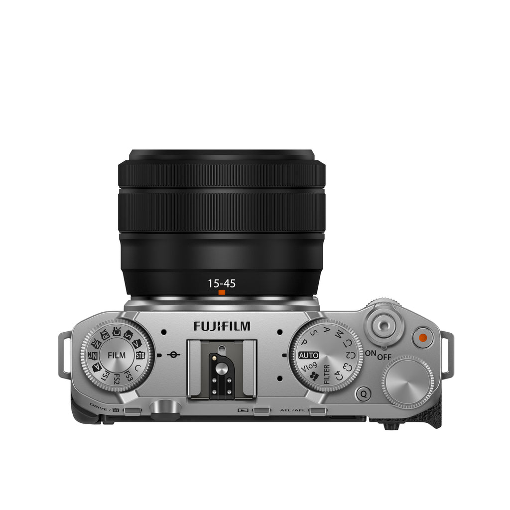 Fujifilm X-M5 - Silver Mirrorless Camera with XC 15-45mm Lens