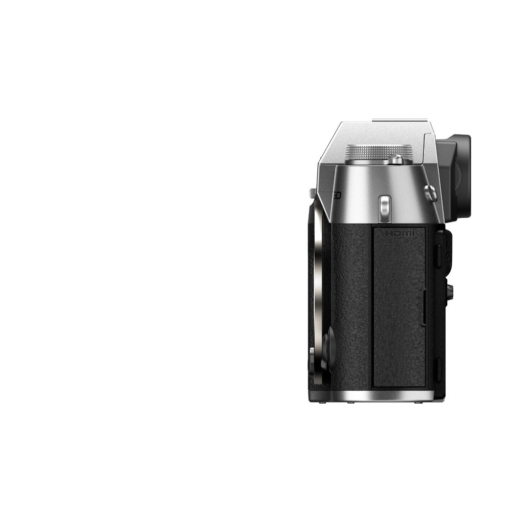 Fujifilm X-T50 - Silver Mirrorless Camera with XC 15-45mm Lens