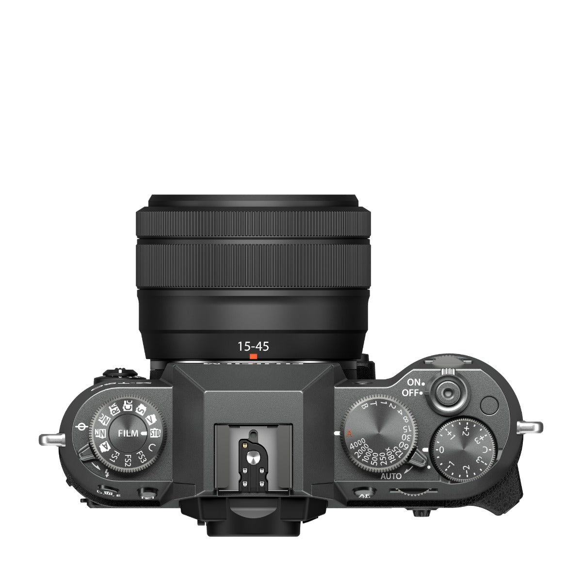 Fujifilm X-T50 - Charcoal Silver Mirrorless Camera with XC 15-45mm Lens