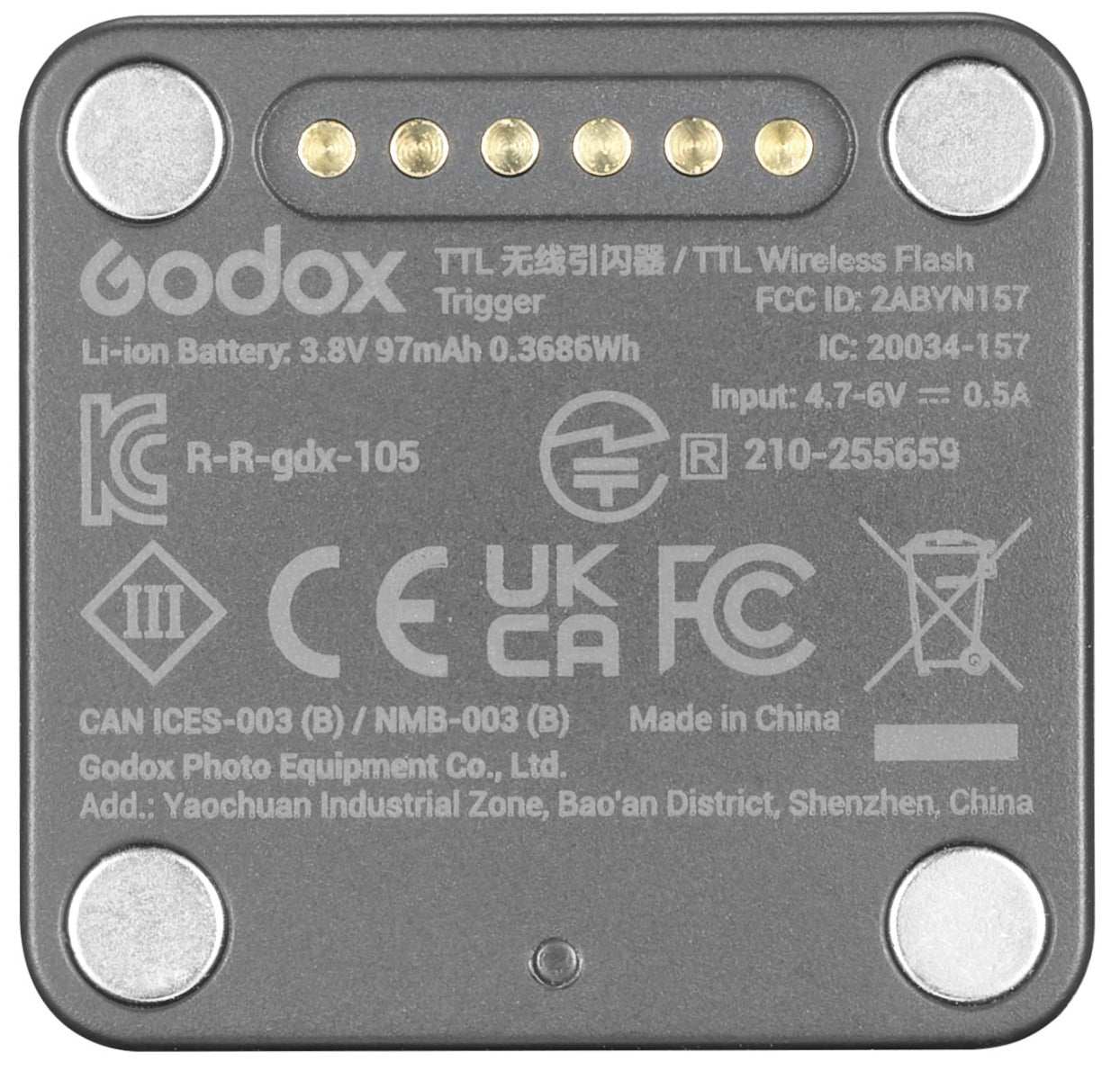 Godox X5 TTL Wireless Flash Trigger for IT32 - Canon Mount