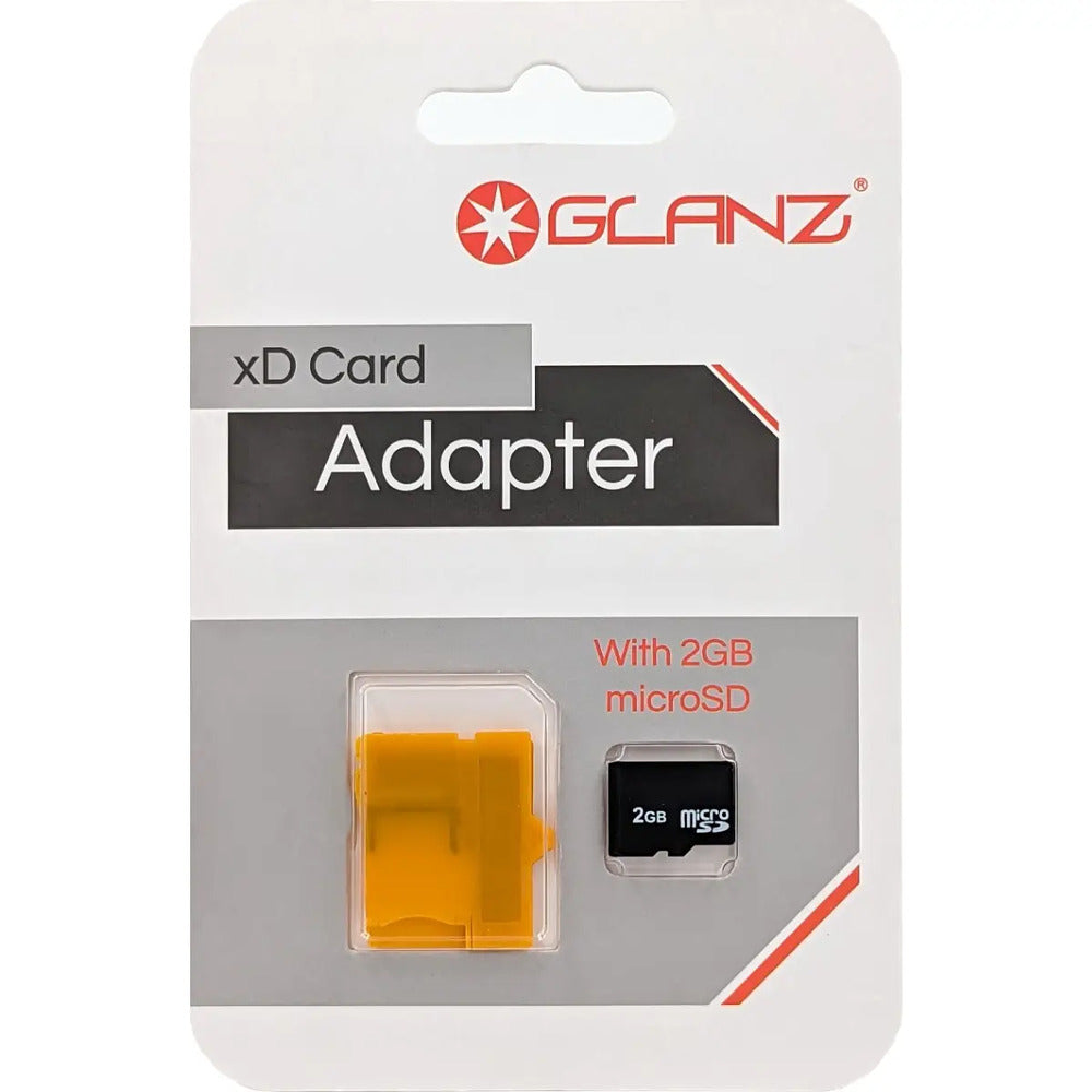 Glanz MicroSD - XD Card Adapter with 2GB MicroSD
