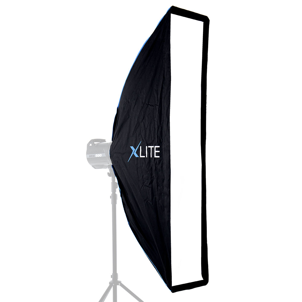 Xlite 25x100cm Pro Strip Softbox  plus Grid & Mask for Elinchrom