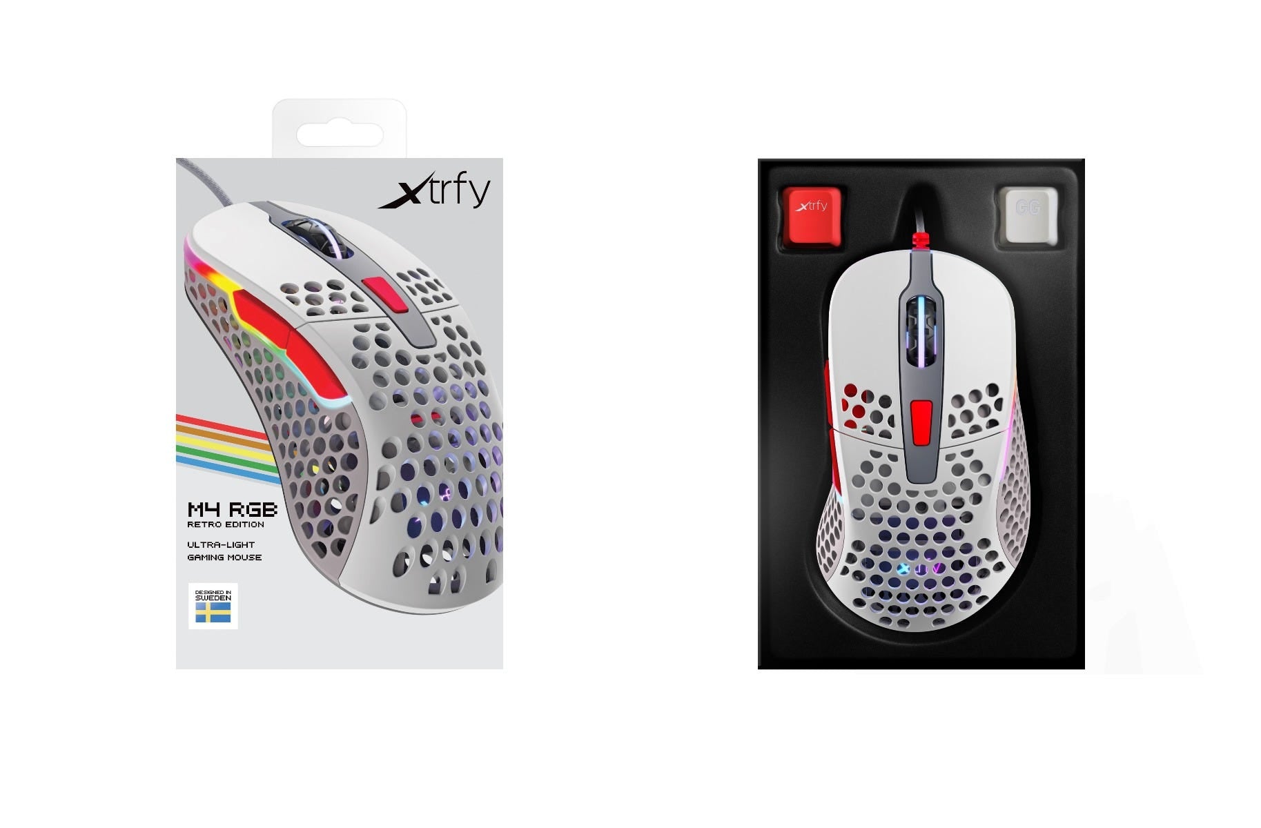 Xtrfy M4 Optical Gaming Mouse - Retro