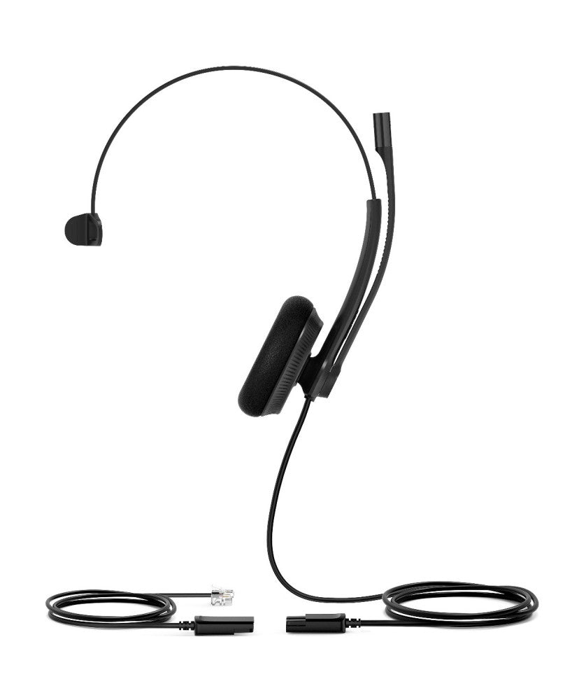 Yealink YHS34-LITE Mono Wireband Headset with Foam Ear Cushions