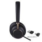 Yealink BH76 PLUS UC Stereo USB-CA Bluetooth Wireless Headset with Charge Stand