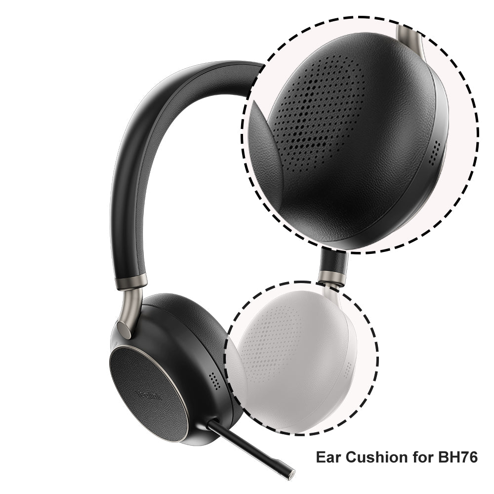 Yealink Leather Ear Cushions for BH76 (1 Pair)