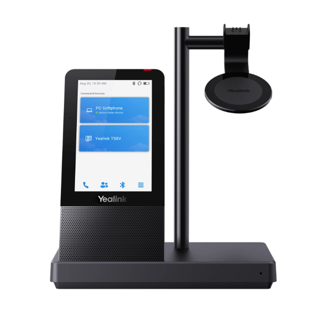 Yealink WH66 UC Mono DECT Wireless Headset with Base Station