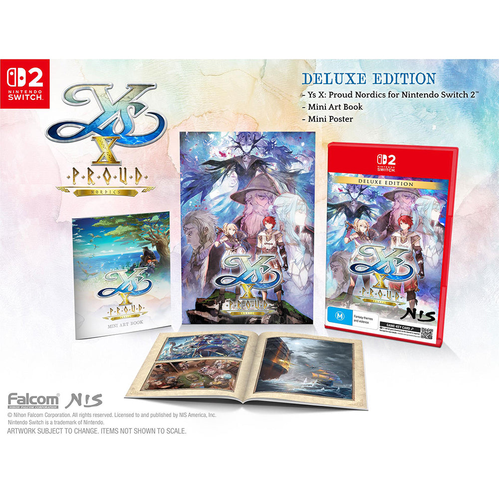 Ys X: Proud Nordics Deluxe Edition - Nintendo Switch 2