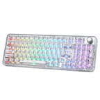 YUNZII X98 Transparent Mechanical Keyboard (White) (Snow Linear Switch)